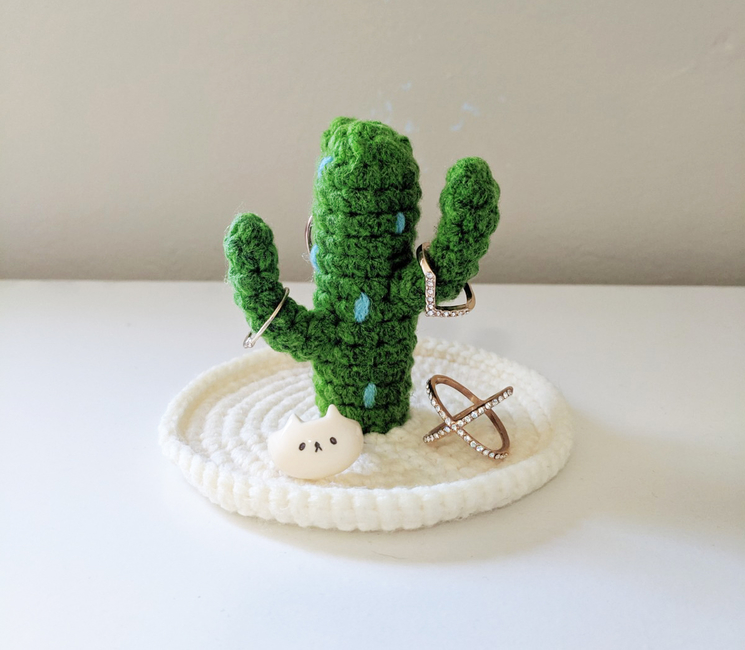 Cactus Crochet Can Cozy