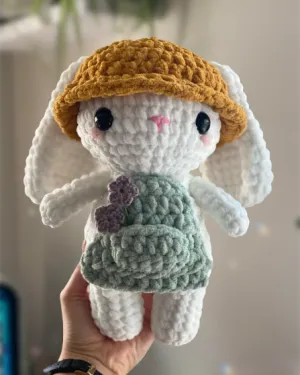 Gardener Bunny Plushie Pattern