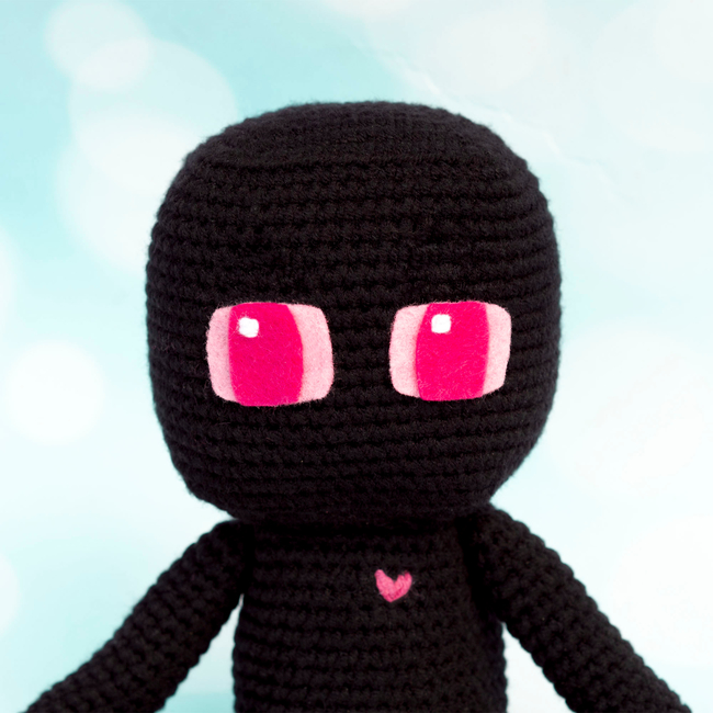 Enderman Minecraft: Crochet pattern