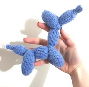 Balloon Dog Sculpture Knitting Pattern