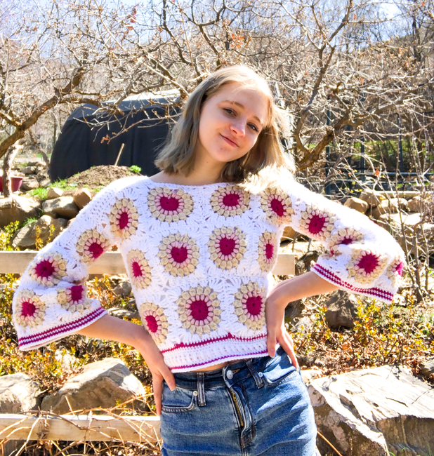 Bell Blossom Top: Crochet pattern