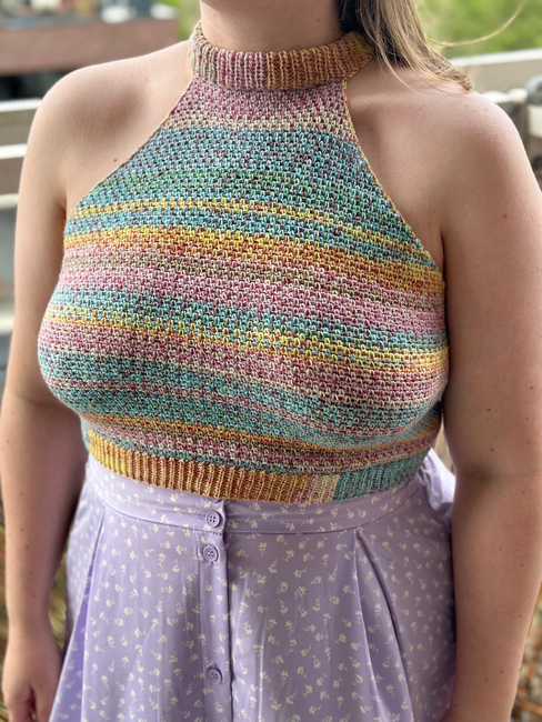 Not Knit Crochet Tank: Made-to-Measure Summer Crochet Raglan Tank