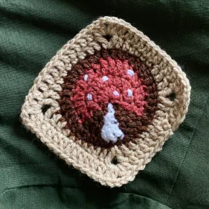 Mushroom Granny Square