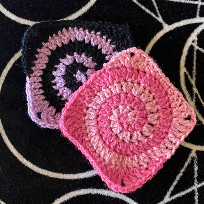 Spiral Granny Square Crochet