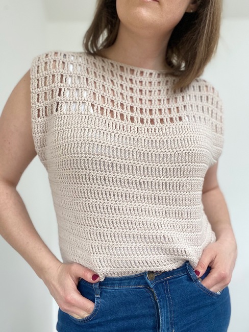 Eyelet Lace Tee: Crochet pattern | Ribblr