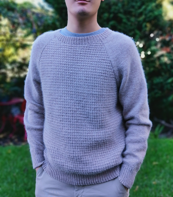 Classic Brushwood Raglan Sweater: Knitting pattern | Ribblr