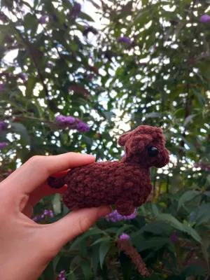 Ditmar the Dachshund: Crochet pattern