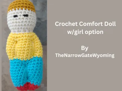 Crochet Comfort Boy Doll (Girl Option too)
