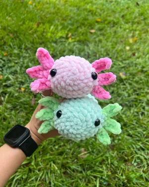 NO SEW MINI AXOLOTL PATTERN