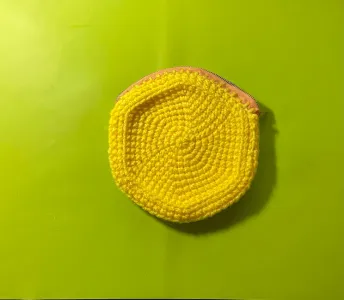 Simple Circle Zipper Coin Purse