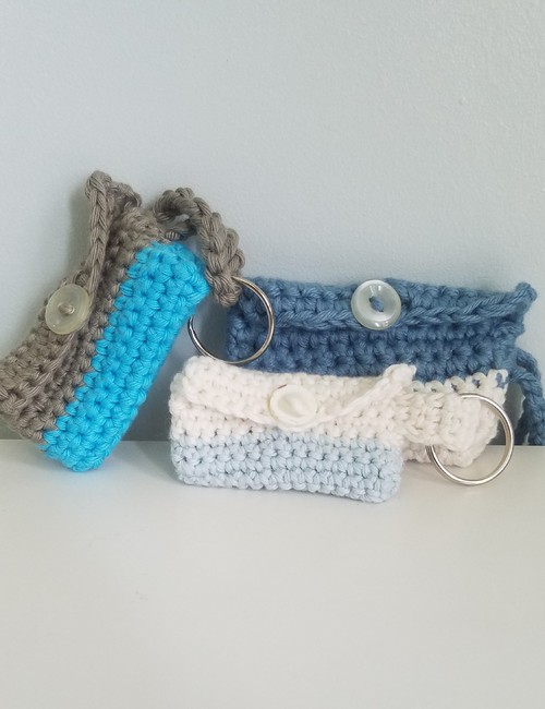 Easy Crochet Bag Keychain for Beginners | Crochet Mini Bag Pouch - YouTube