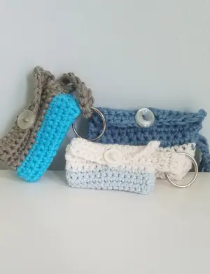 Mini keychain purse