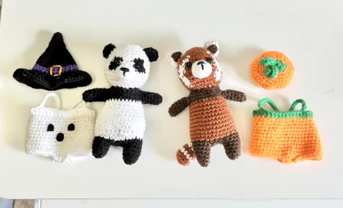 'Boo' Small Animal/Doll Outfits