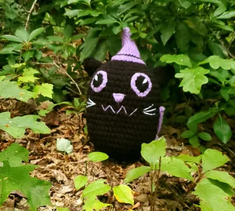 Halloween Squishmallow Witch Cat Pattern