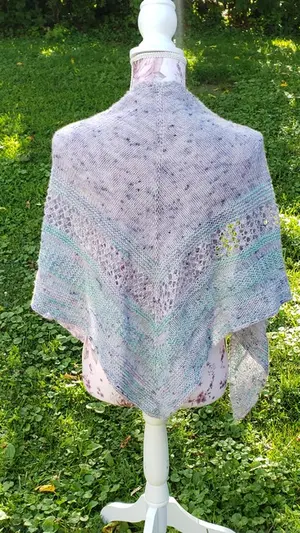 Violet Ice Shawl