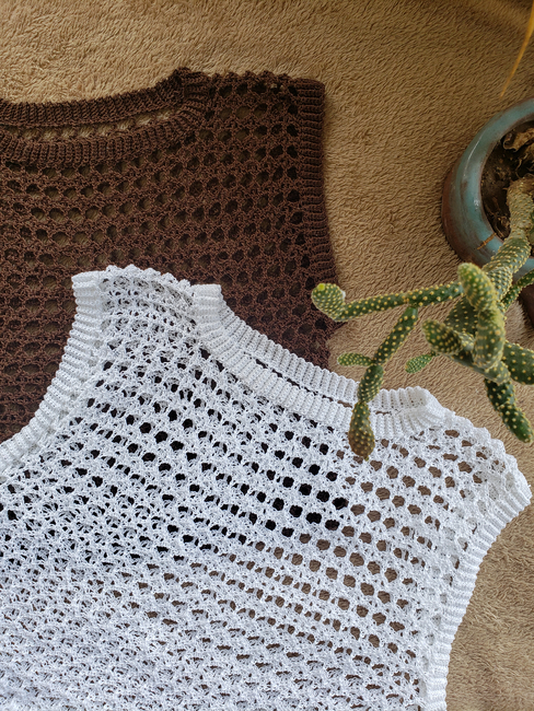 Aunt Lydia's Lovely Lace Vest Pattern Pattern