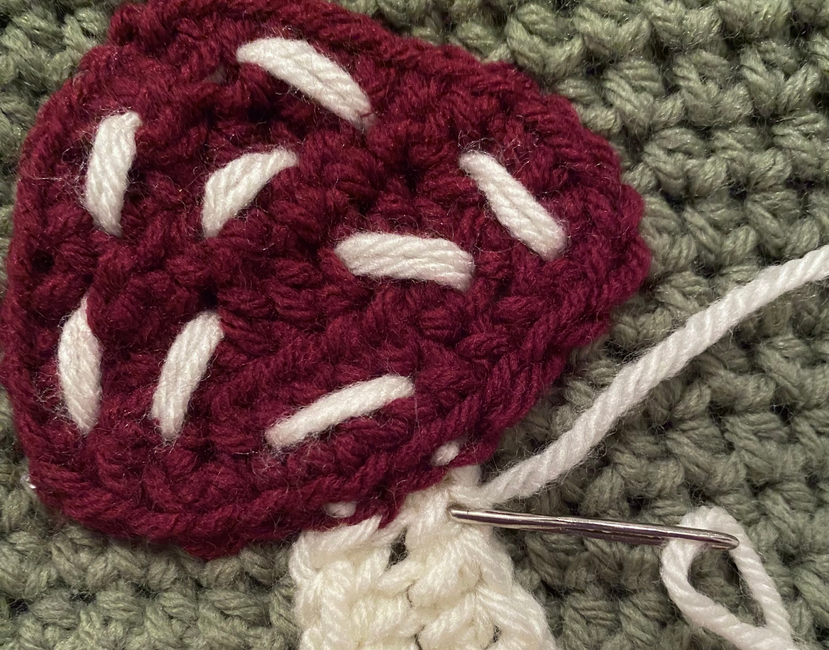 heart granny square book sleeve: Crochet pattern, Ribblr