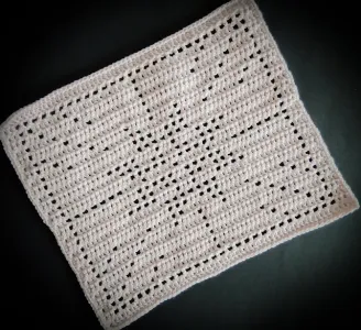 Window star dishcloth