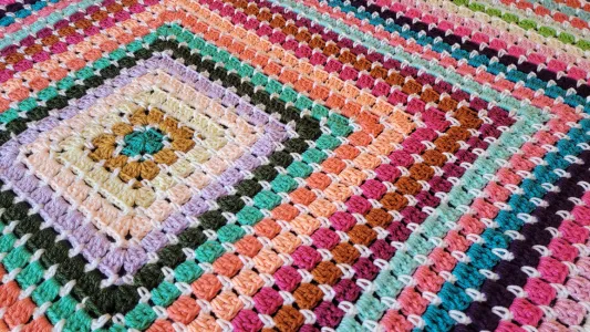 Building Blocks Afghan