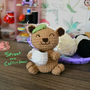 Sprout the coffee bear