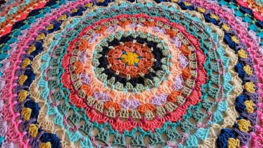 Circle Of Glee Afghan