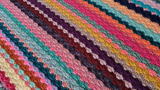 Classic Shell Afghan