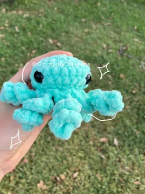 Curly octopus (no-sew)