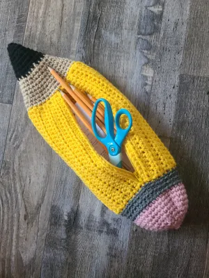 Pencil shaped pencil case