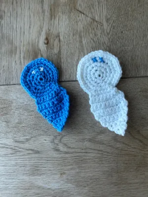 Crochet Ghost Applique