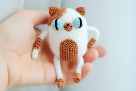 Cake the Cat from Adventure Time  amigurumi crochet pattern