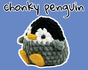 Rose and Lily Amigurumi: Crochet Chubby Penguin - Free Crochet Pattern