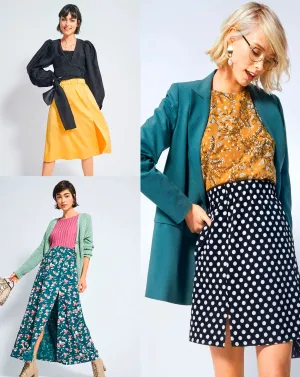 Burda | Chic, Gathered skirt | Super Easy | Sizes 34, 36, 38, 40, 42, 44