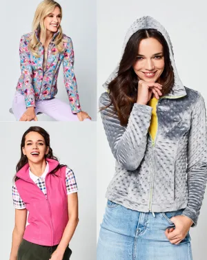 Burda | Sportswear, Zipped hoodie | Super Easy | Sizes 34, 36, 40, 42, 44