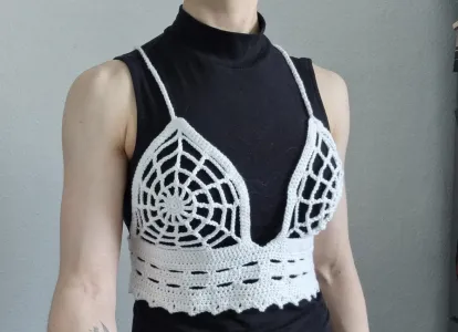 Spiderweb Bustier