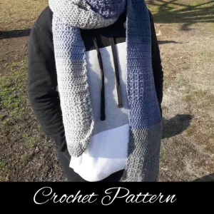 V-Stitch Textured Scarf