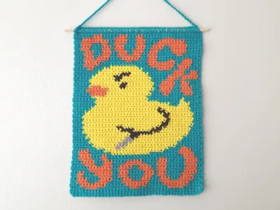 Duck Around & Find Out Wall Hanging