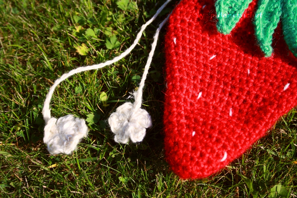 Strawberry Bag Crochet PATTERN ONLY Cell Phone Bag Crochet 