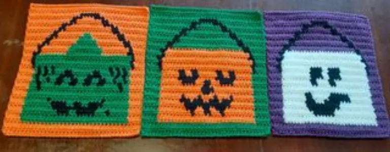 Halloween Bucket Graphgan Blocks