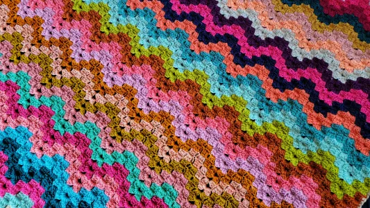 Electric Love Afghan