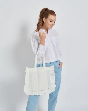 Burda | Romantic, Tote bag with ruffles | Super Easy | Sizes Unique Size