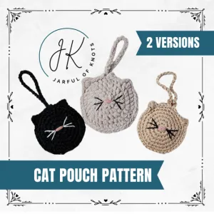 Cat Pouch Bag Charm Pattern