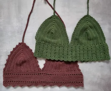 Sunday Morning Bralette: Crochet pattern