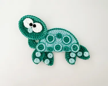 Bubbles The Sea Turtle - Sea Turtle Applique