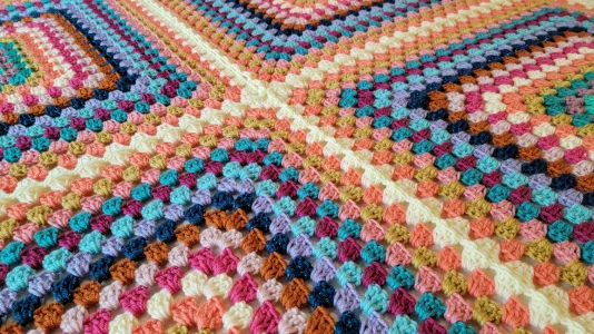 Four Corners Granny Blanket