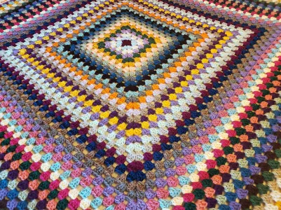 Giant Granny Square Afghan