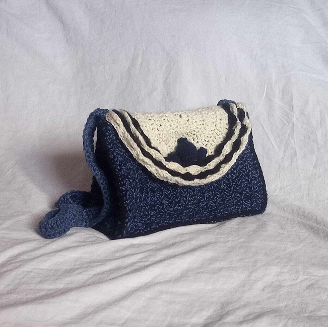 Blueberry Crochet Tote