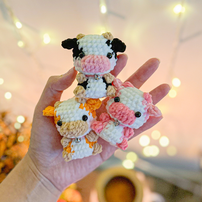 Baby Millie the NoSew Cow: Crochet pattern