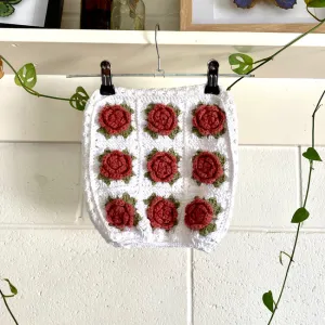 Rose head rest cover