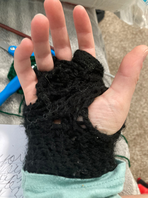 Crochet Finger Protector  Finger protector, Crochet case, Fingerless  gloves knitted