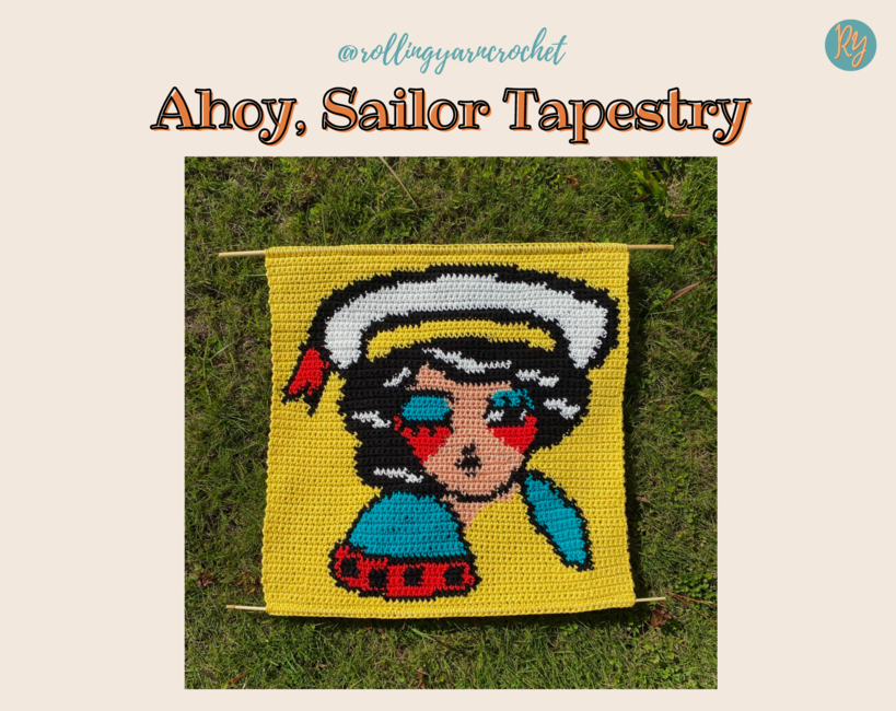 Ahoy Sailor Tapestry: Crochet pattern